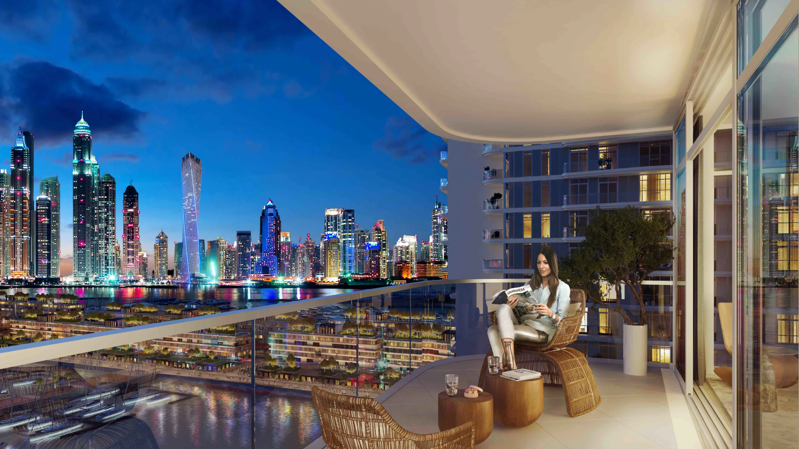 Marina Vista is a luxury residential development located in Emaar Beachfront, Dubai, by the renowned Emaar Properties. The project offers an exclusive lifestyle with stunning views of the Arabian Gulf and the Dubai Marina skyline.